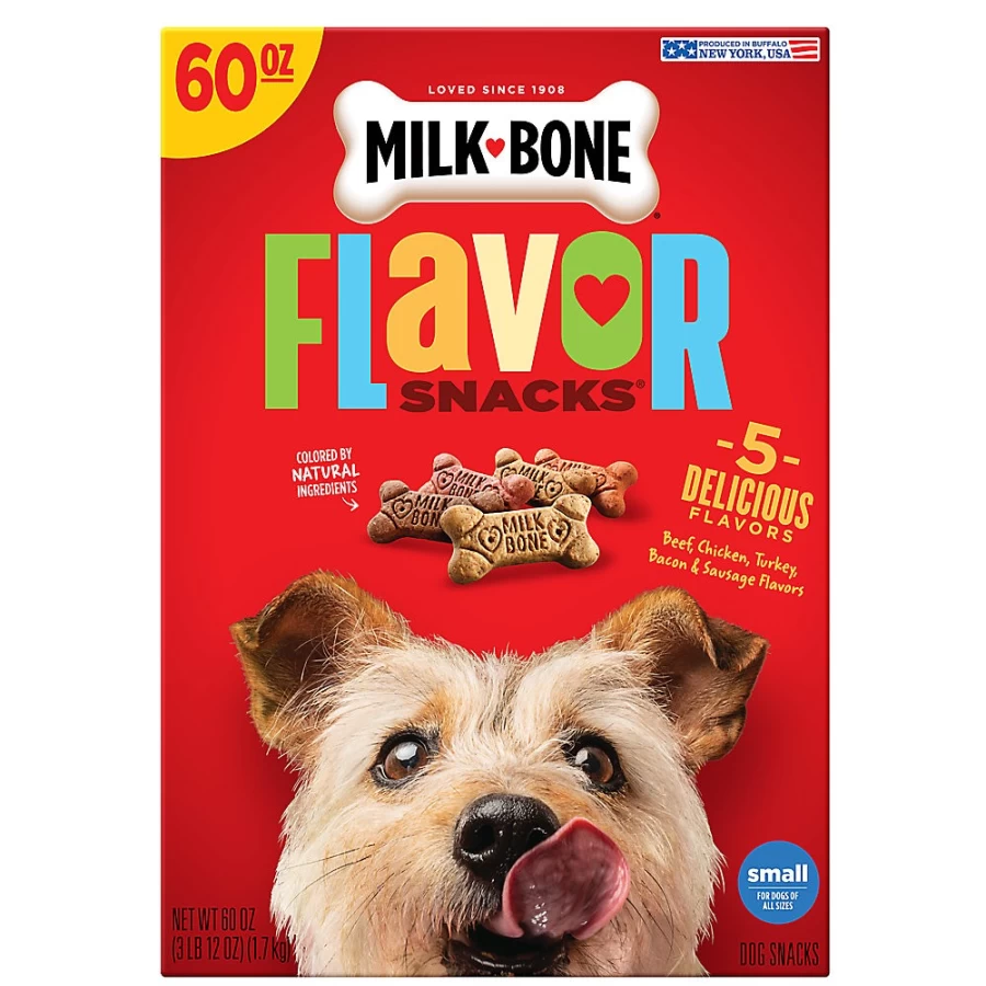 PetSmart Milk-Bone Sausage Flavor Dog Treats for All Ages - Healthy Snacks for Dogs
