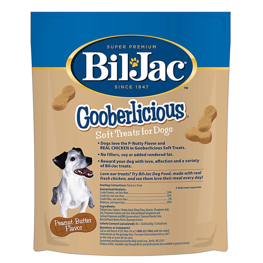 Bil-Jac Gooberlicious Peanut Butter Flavored Dog Treats | PetSmart Healthy Puppy Snacks