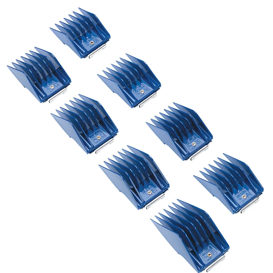PetSmart Andis 8-Piece Large Dog Grooming Comb Set for Professional Clipper Attachments