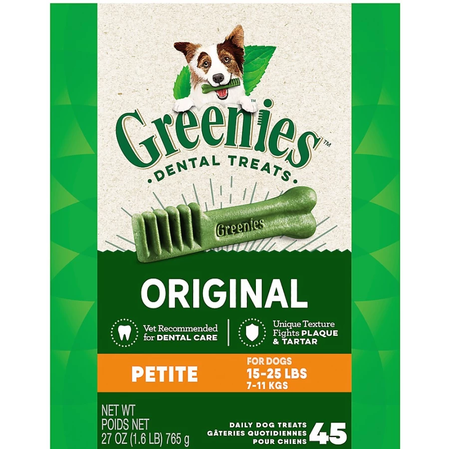 PetSmart Adult Petite Dog Dental Treats - Natural Oral Care Chews for Small Dogs, Original Flavor