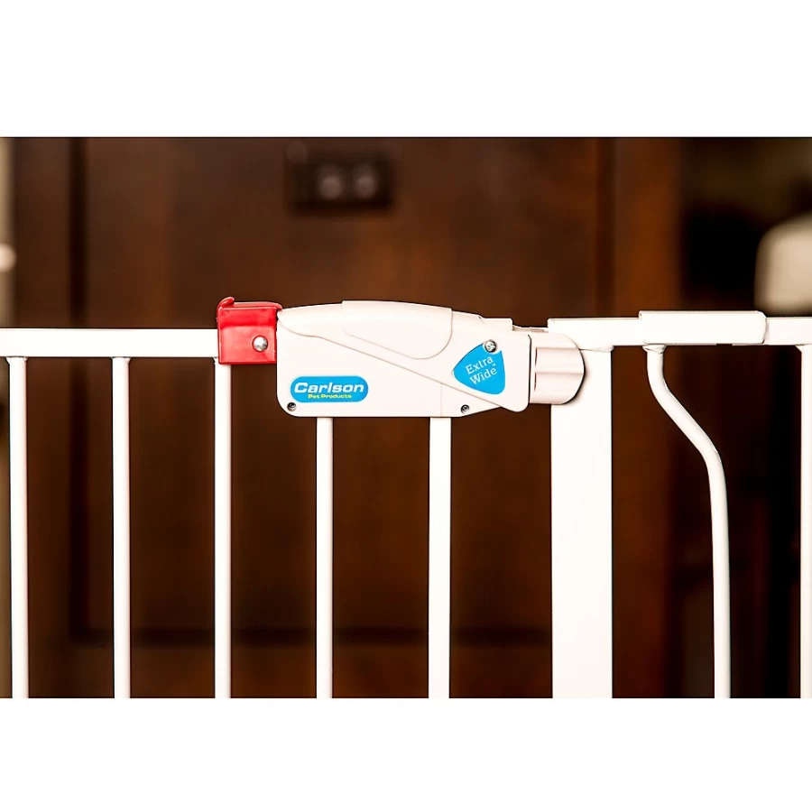 PetSmart Extra Tall Walk-Through Pet Gate for Dogs & Cats – Durable Safety Barrier by Carlson Trade