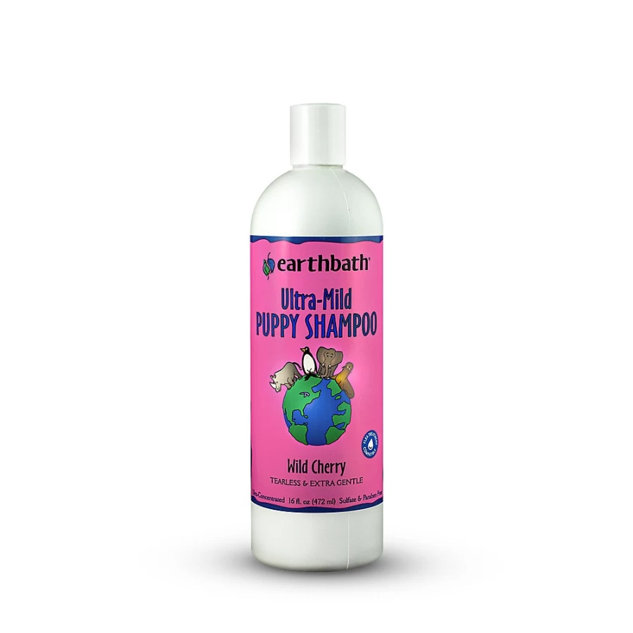 Earthbath Ultra-Mild Puppy Shampoo - Wild Cherry Scent | Gentle Puppy Wash for Sensitive Skin | PetSmart