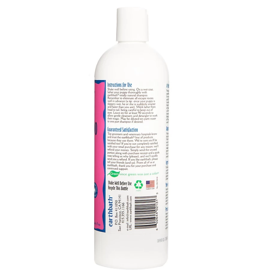 Earthbath Ultra-Mild Puppy Shampoo - Wild Cherry Scent | Gentle Puppy Wash for Sensitive Skin | PetSmart