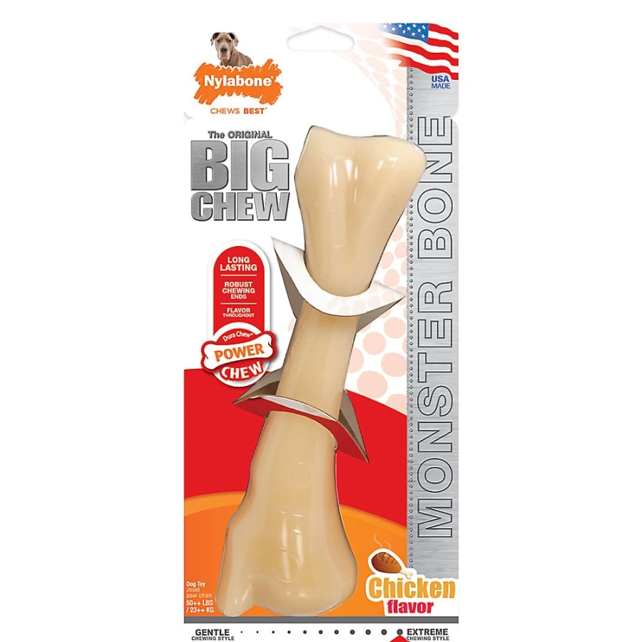 PetSmart Nylabone Dura Chew Durable Chicken Flavor Dog Chew Toy for Aggressive Chewers