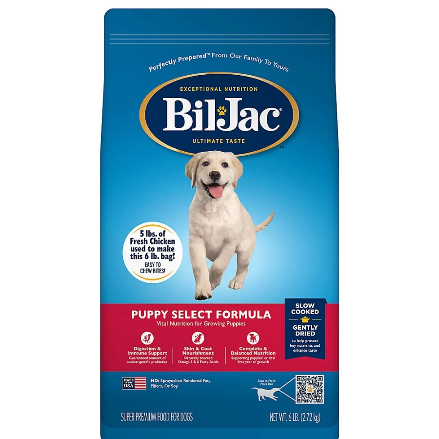 Bil-Jac Puppy Select Formula Dry Dog Food for Puppies | Premium Nutrition by PetSmart