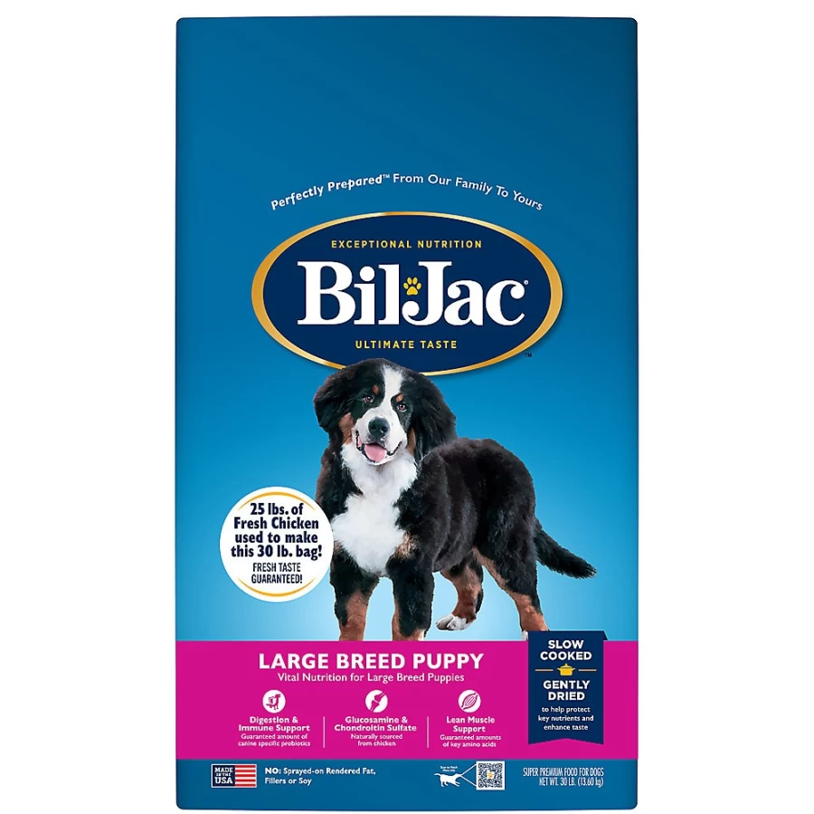 Bil-Jac Large Breed Puppy Dry Dog Food | High-Protein Nutrition for Growing Dogs | PetSmart