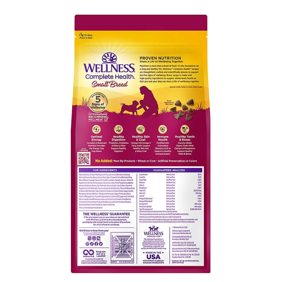PetSmart Wellness Complete Health Natural Dry Dog Food for Small Breed Adults