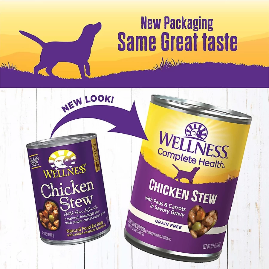 "PetSmart Wellness Stews Natural Wet Dog Food for All Life Stages – Grain-Free Recipe"