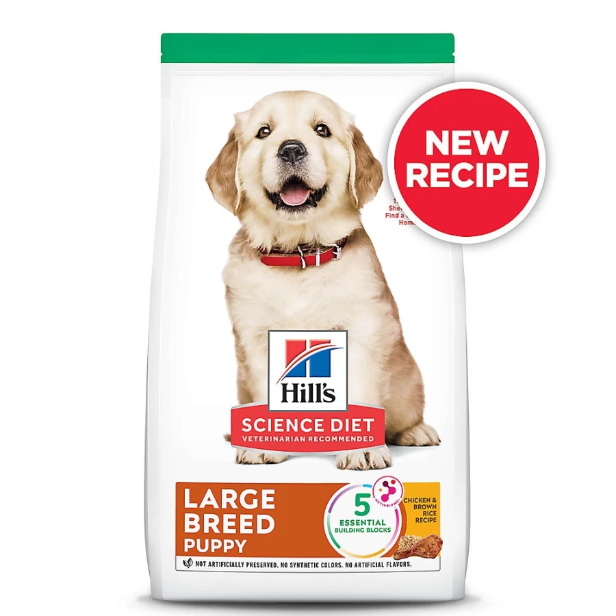 Hill's Science Diet Large Breed Puppy Dry Dog Food with Chicken Meal & Oats - PetSmart