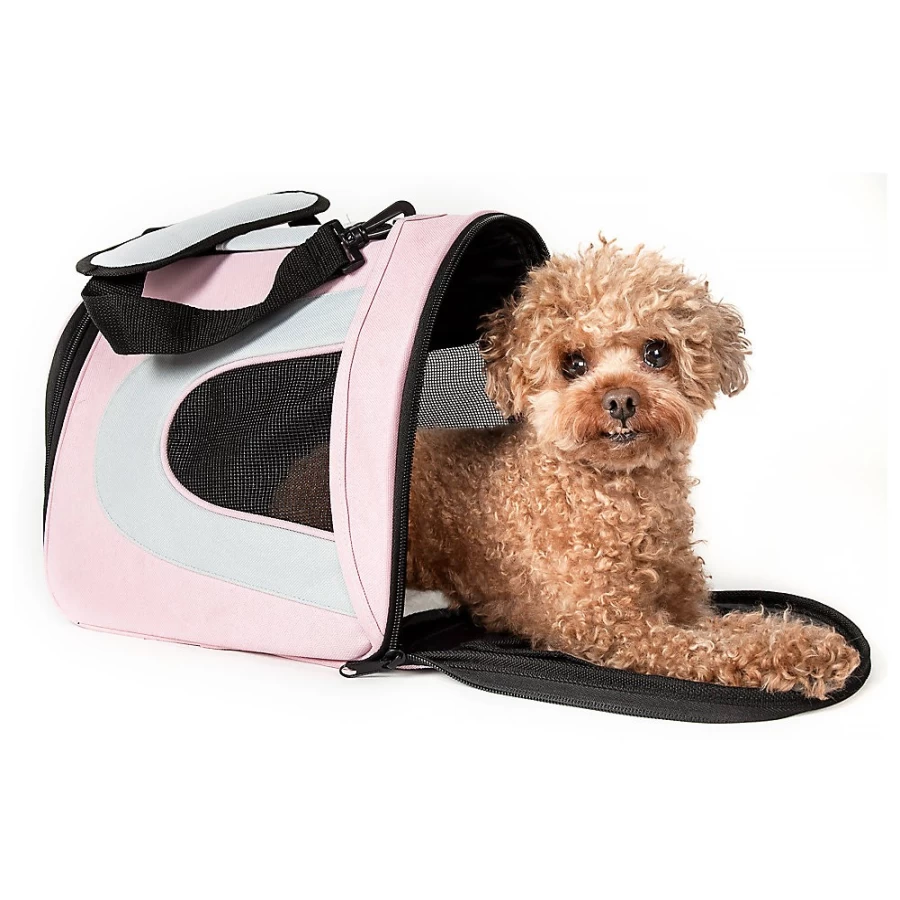 PetSmart Airline-Approved Foldable Mesh Pet Carrier for Dogs & Cats - Lightweight Sporty Design