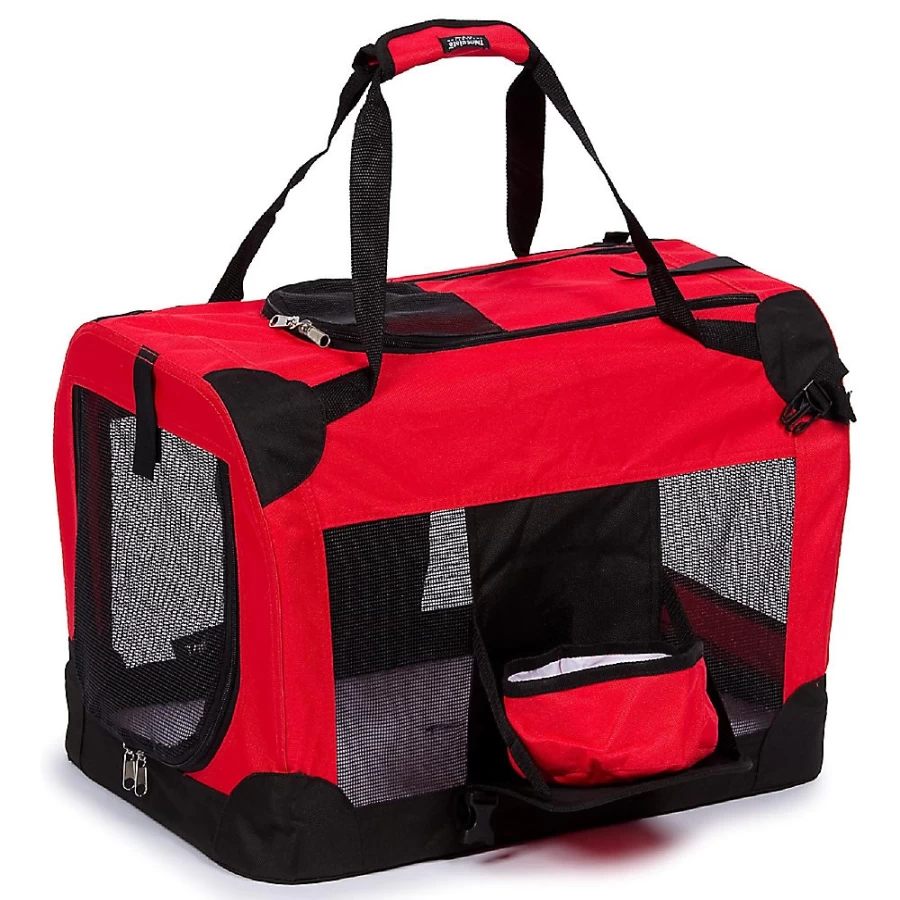 PetSmart 360° Vista View Deluxe Foldable Pet Crate for Dogs & Cats – Portable Travel House