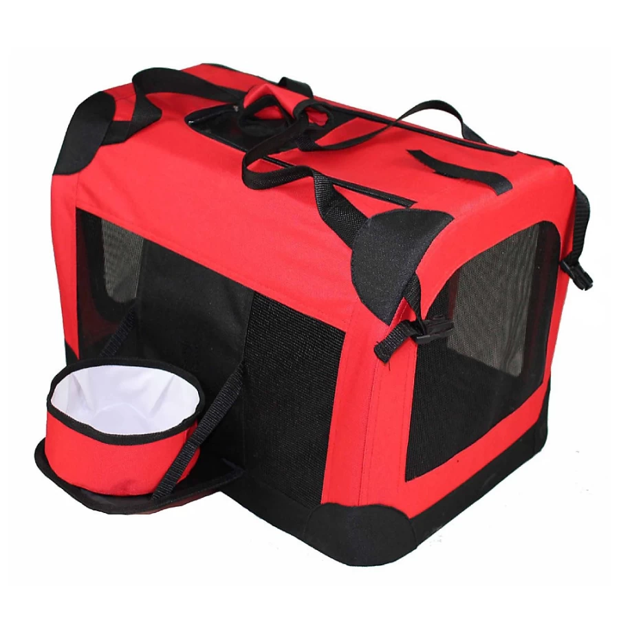 PetSmart 360° Vista View Deluxe Foldable Pet Crate for Dogs & Cats – Portable Travel House
