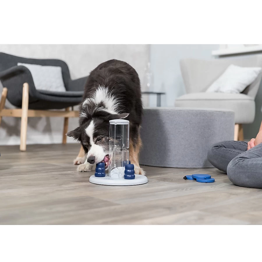 PetSmart Trixie Interactive Gambling Tower Puzzle Toy for Dogs - Mental Stimulation & Fun Play