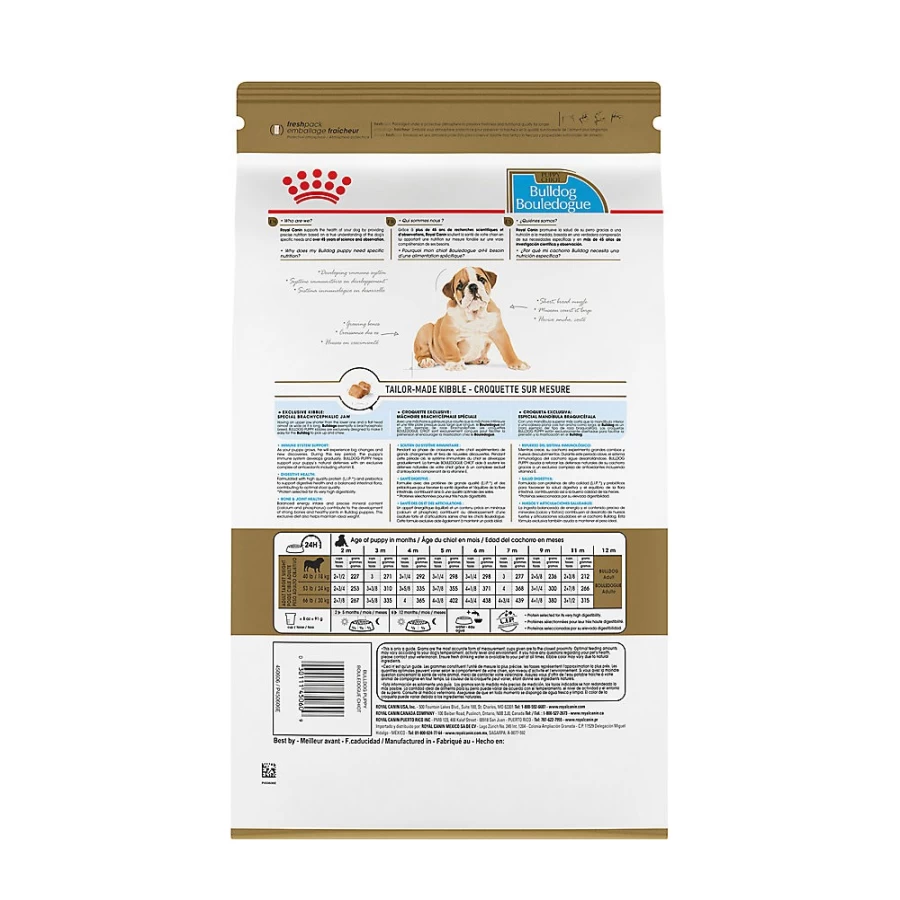 "PetSmart Royal Canin Bulldog Puppy Dry Dog Food - Breed Specific Nutrition for Bulldog Puppies"