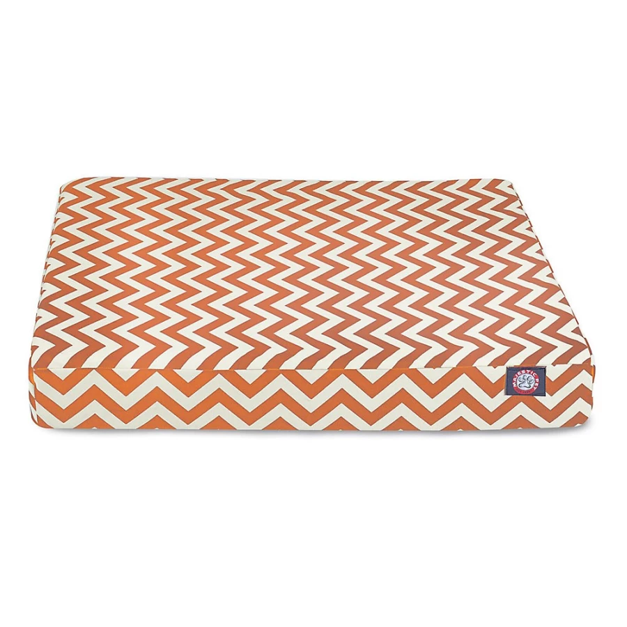 PetSmart Majestic Waterproof Zig-Zag Rectangular Dog Bed for Indoor & Outdoor Use
