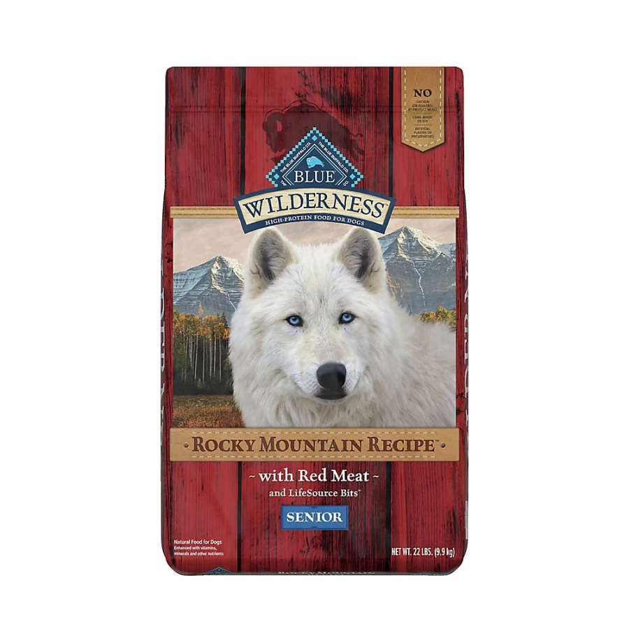 PetSmart Blue Buffalo Wilderness Grain-Free Senior Dry Dog Food with Red Meat Recipe