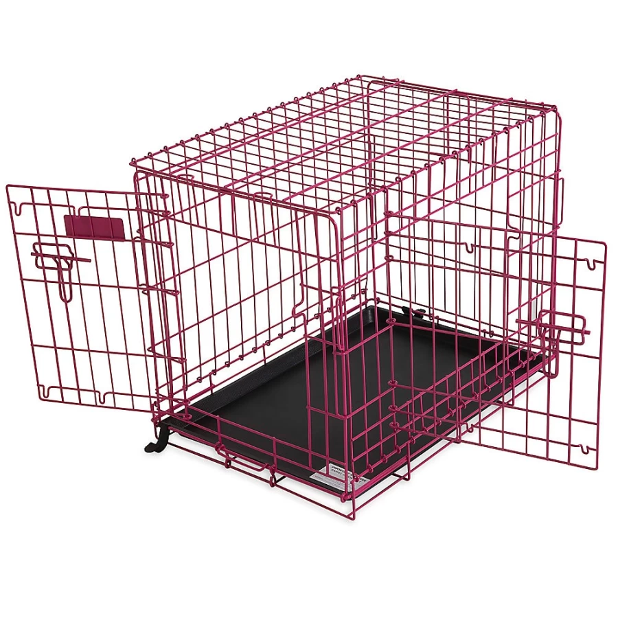 PetSmart 2-Door Puppy Crate - Training & Travel Dog Kennel for Small to Medium Breeds
