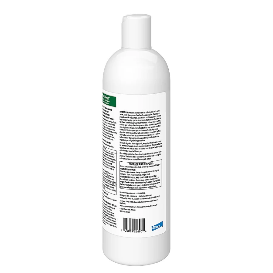 PetSmart Advantage Flea & Tick Shampoo for Dogs & Puppies – Kills Fleas, Ticks & Lice