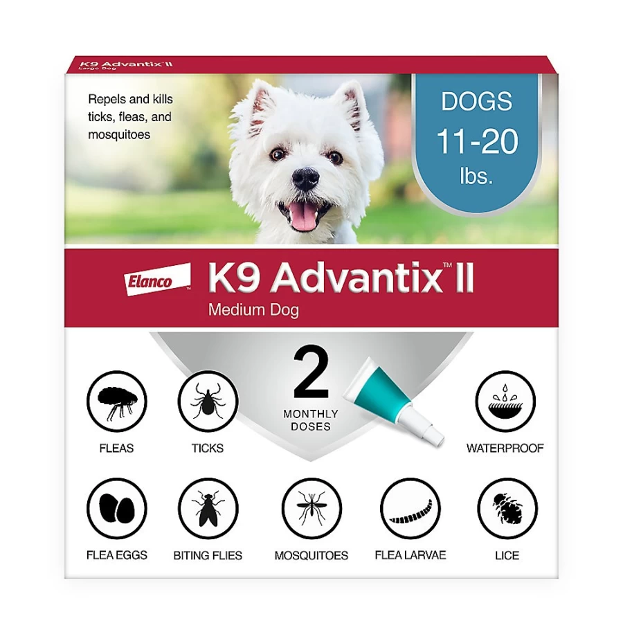 PetSmart K9 Advantix II Flea and Tick Treatment for Dogs 11-20 lbs - Vet-Recommended Prevention