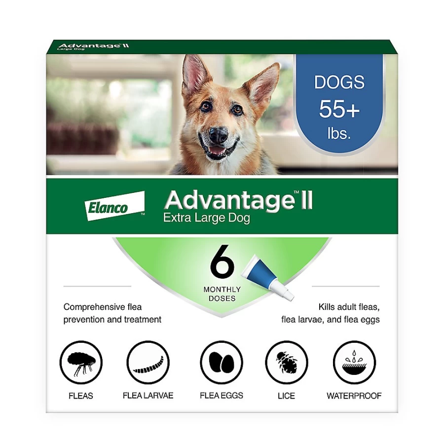 "PetSmart Advantage II Flea and Lice Treatment for Large Dogs Over 55 lbs"