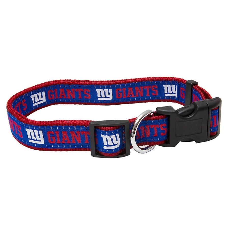 New York Giants NFL Officially Licensed Dog Collar – PetSmart Team Spirit Pet Accessories