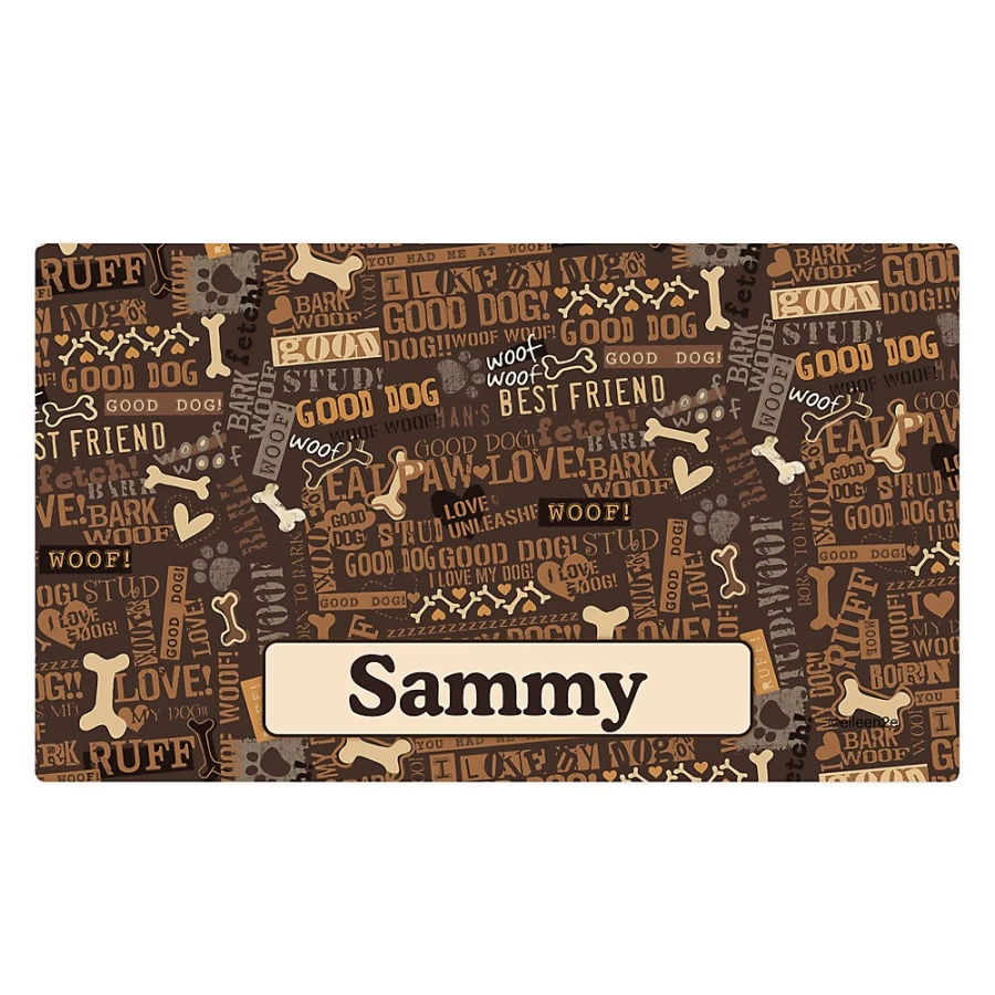 "PetSmart Drymate Personalized Dog Placemat – Custom Best Friend Mat for Pets"