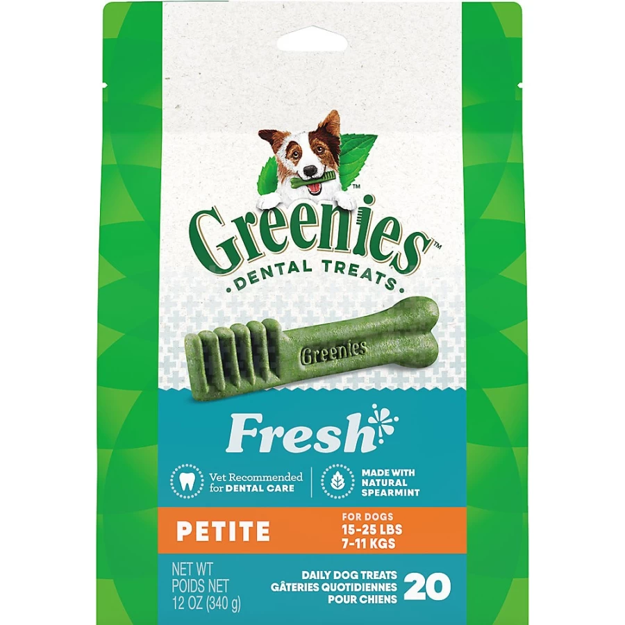PetSmart Adult Petite Dog Dental Treats - Natural Oral Care, Fresh Breath, Small Breed Size