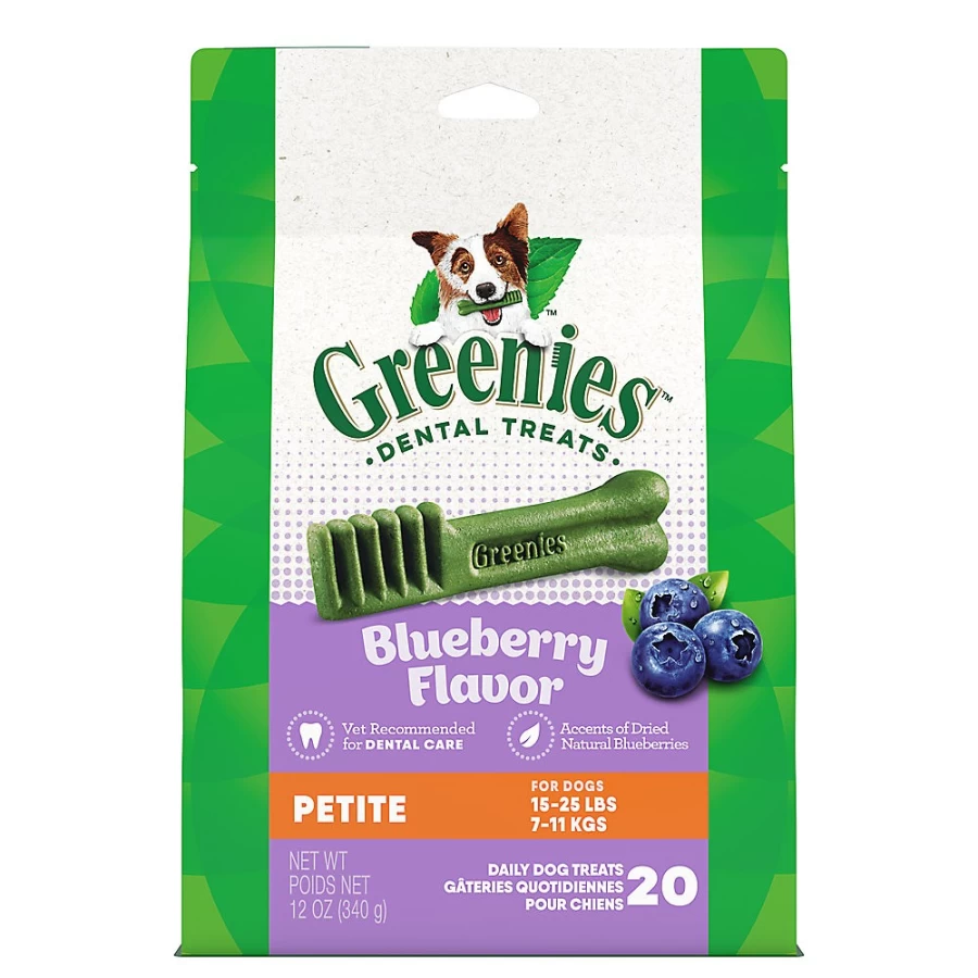 PetSmart Natural Blueberry Dental Treats for Adult Small Dogs - Oral Health Chews