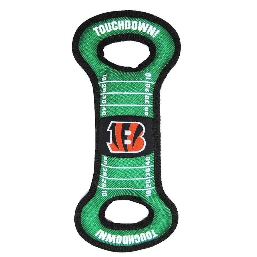 "Cincinnati Bengals NFL Officially Licensed Dog Toy - PetSmart Team Colors Chewable Play Fetch"