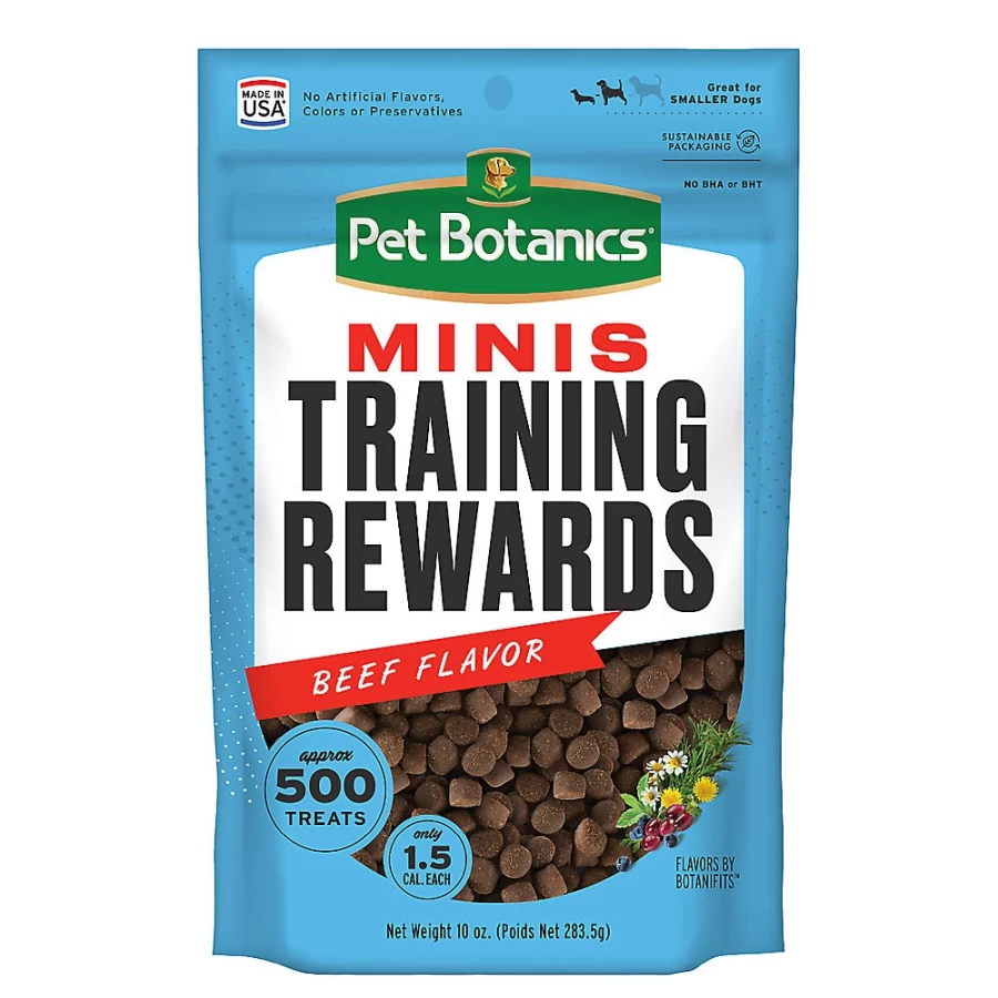 PetSmart Beef Mini Training Rewards for Dogs - Pet Botanics Natural Dog Treats