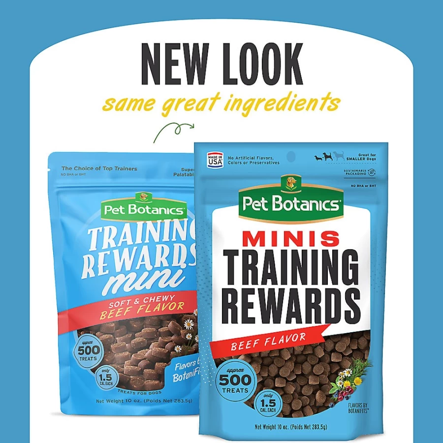 PetSmart Beef Mini Training Rewards for Dogs - Pet Botanics Natural Dog Treats