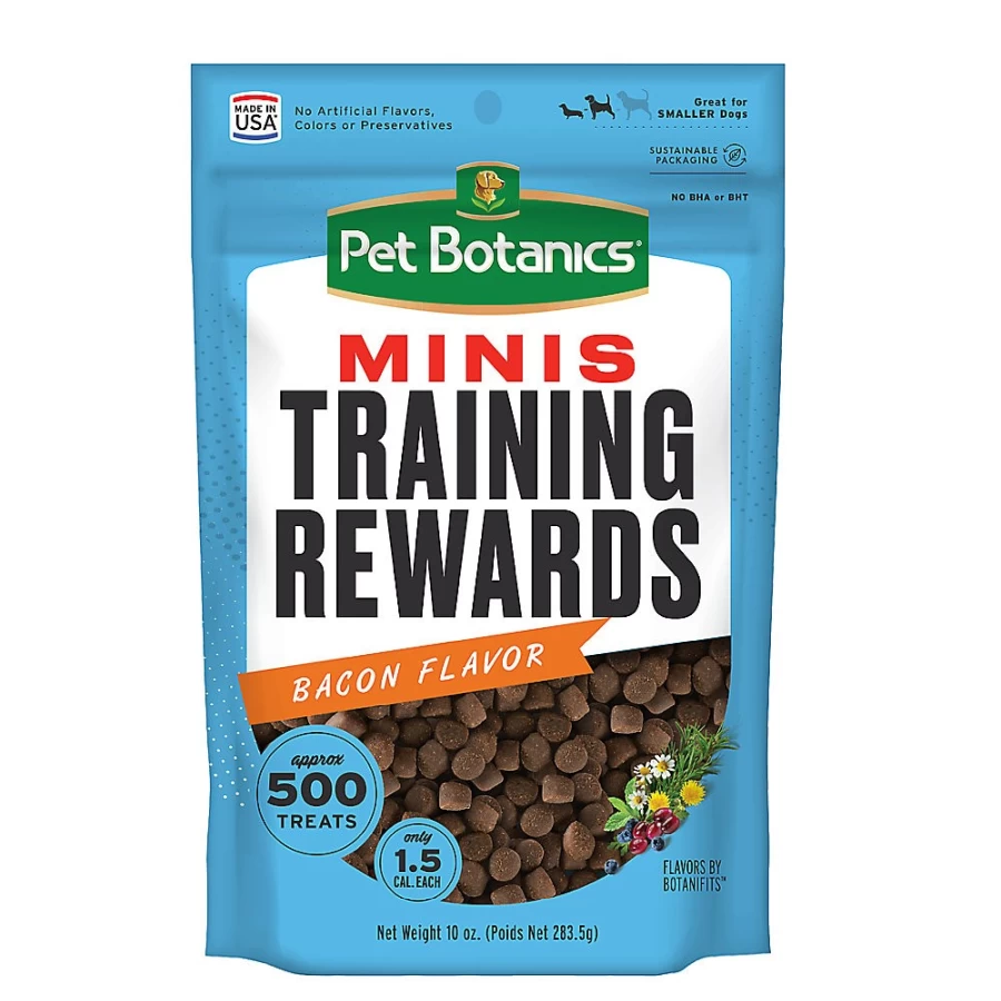 PetSmart Bacon Flavor Mini Training Treats for Dogs - Pet Botanics Natural Rewards
