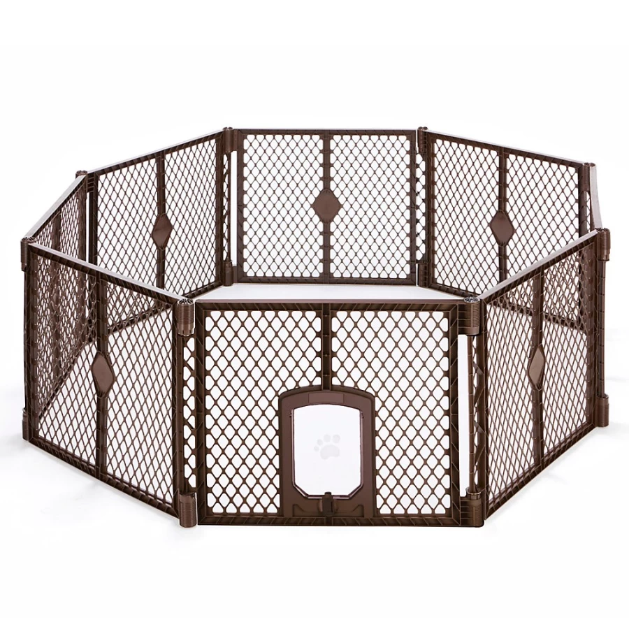 PetSmart 8-Panel Petyard Dog Playpen - North States Trade Pet Exercise Pen for Indoor & Outdoor Use