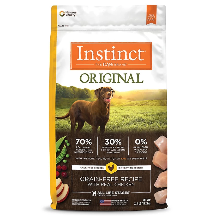 "PetSmart Instinct Grain-Free Dry Dog Food - Natural High Protein Recipe for All Breeds"