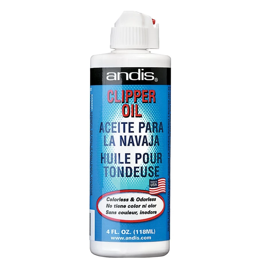 PetSmart Andis Professional Clipper Oil for Hair Clippers - 4 oz Bottle, Lubricating Oil for Smooth Blade Performance