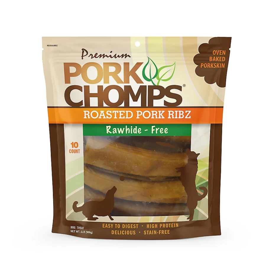 "PetSmart Roasted Pork Ribz Dog Treats - Rawhide-Free, Natural Chews for Dogs"