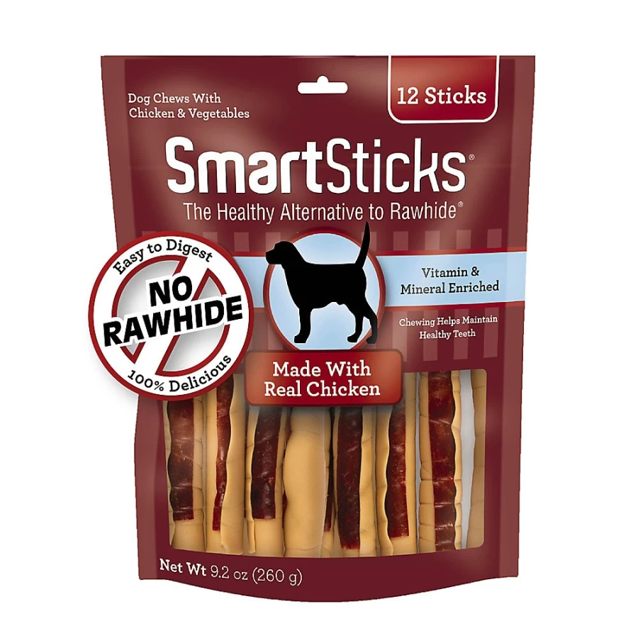 PetSmart SmartBones SmartSticks Chicken Flavor Dog Treats for Healthy Chewing