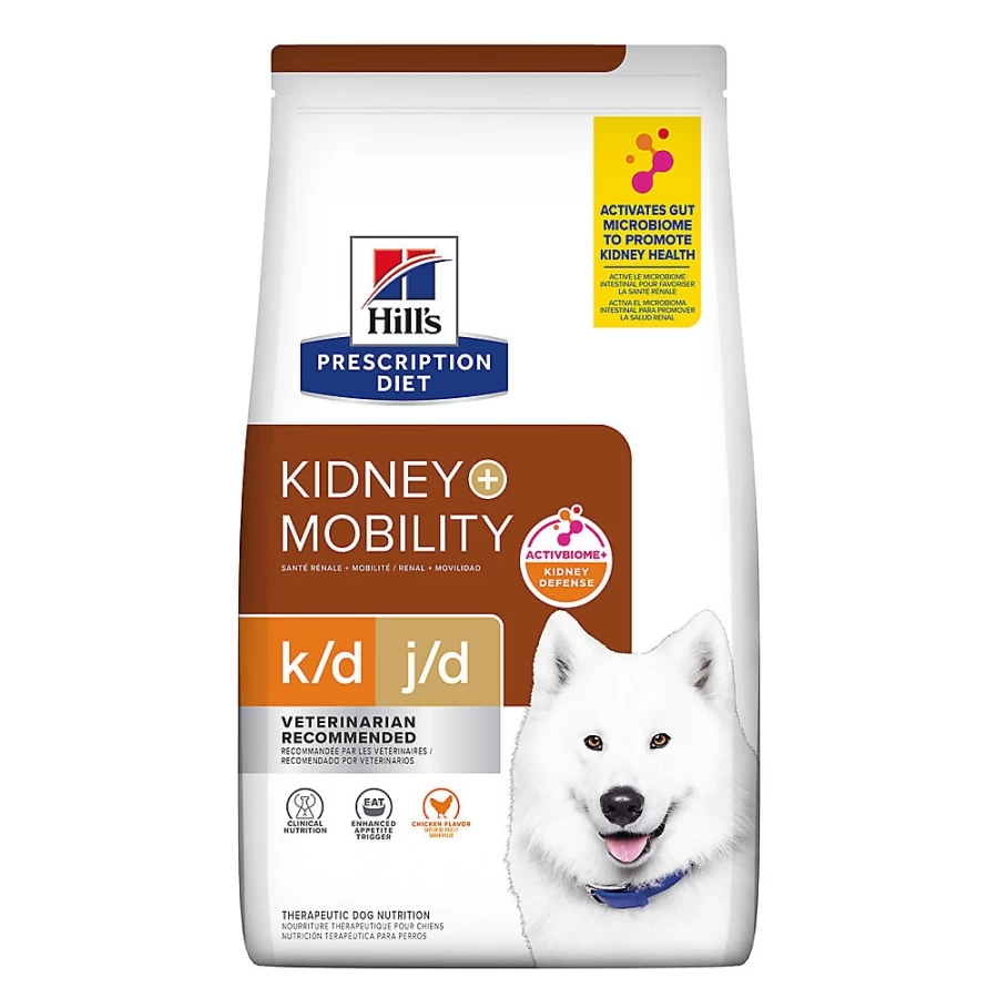 Hill's Prescription Diet k/d Kidney Care + j/d Joint Support Adult Dry Dog Food - Chicken | PetSmart Veterinary Nutrition
