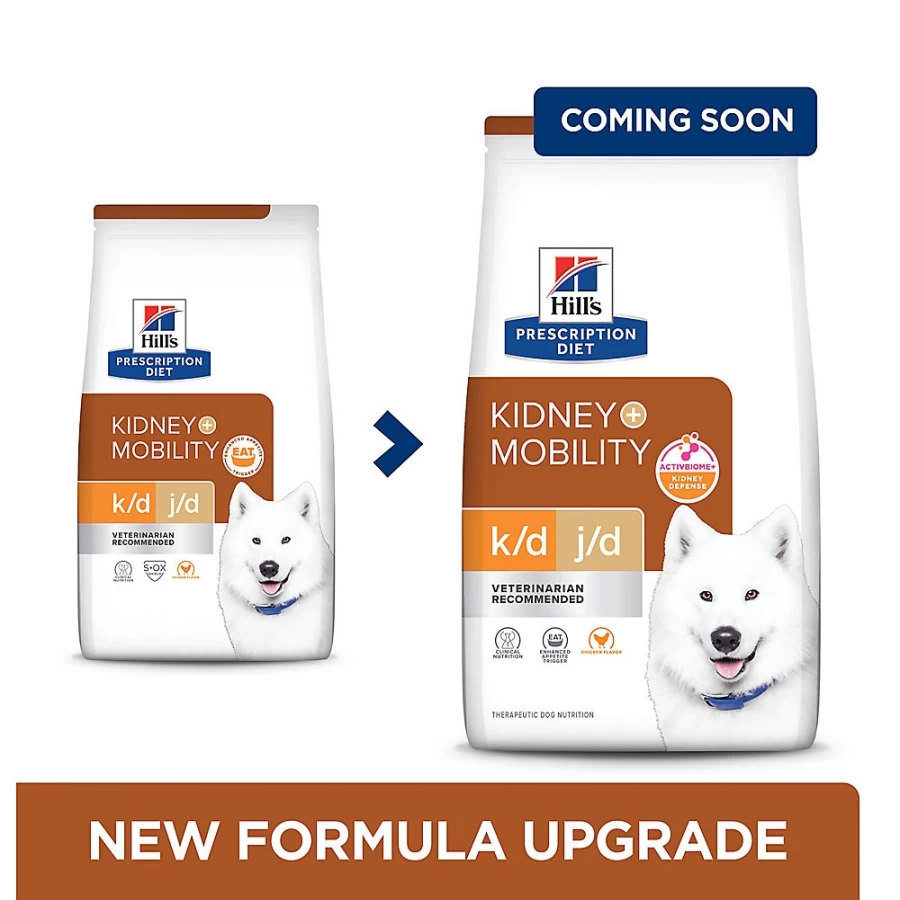 Hill's Prescription Diet k/d Kidney Care + j/d Joint Support Adult Dry Dog Food - Chicken | PetSmart Veterinary Nutrition