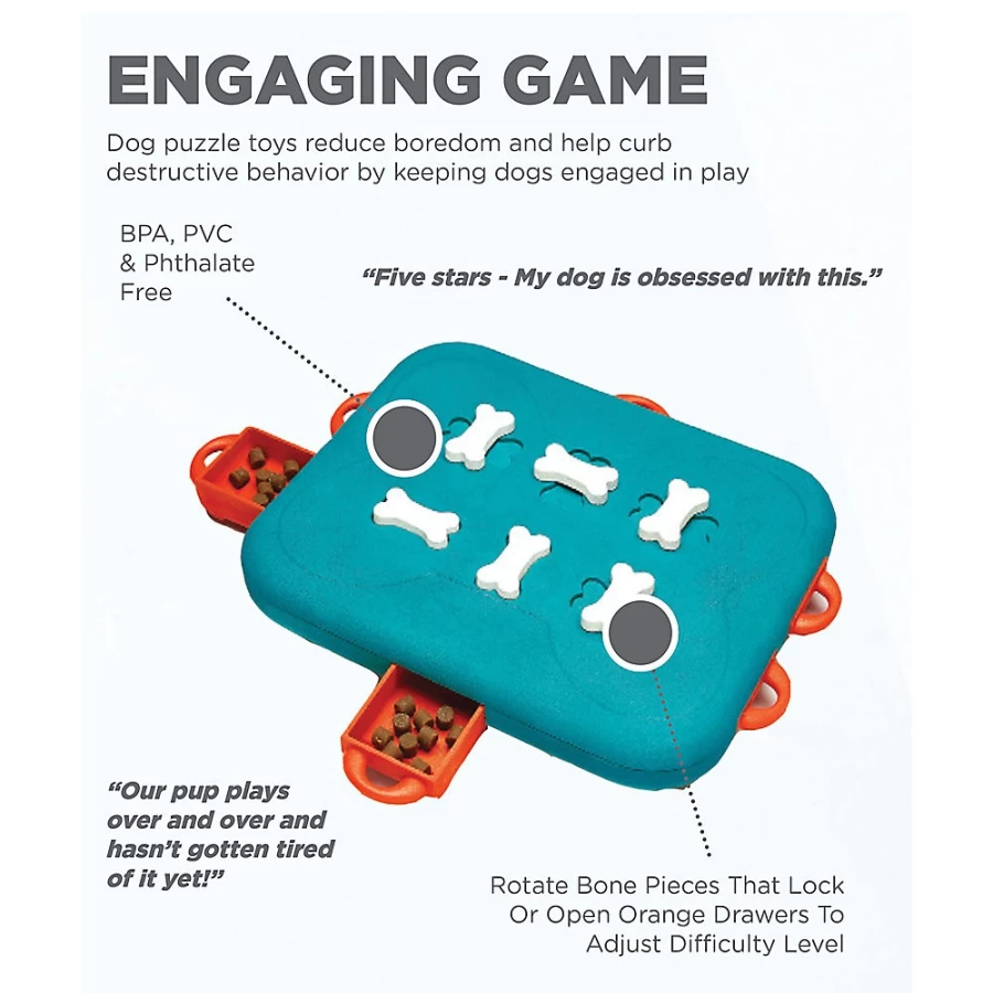 PetSmart Nina Ottosson Outward Hound Interactive Dog Casino Puzzle Toy for Treat Dispensing
