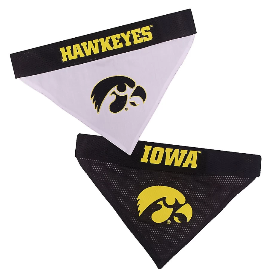 "Iowa Hawkeyes NCAA Reversible Pet Bandana for Dogs & Cats – PetSmart Official"