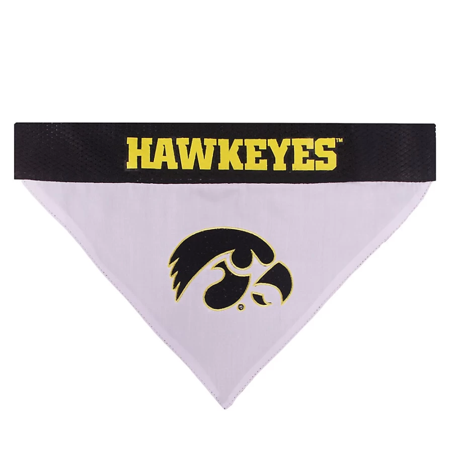 "Iowa Hawkeyes NCAA Reversible Pet Bandana for Dogs & Cats – PetSmart Official"