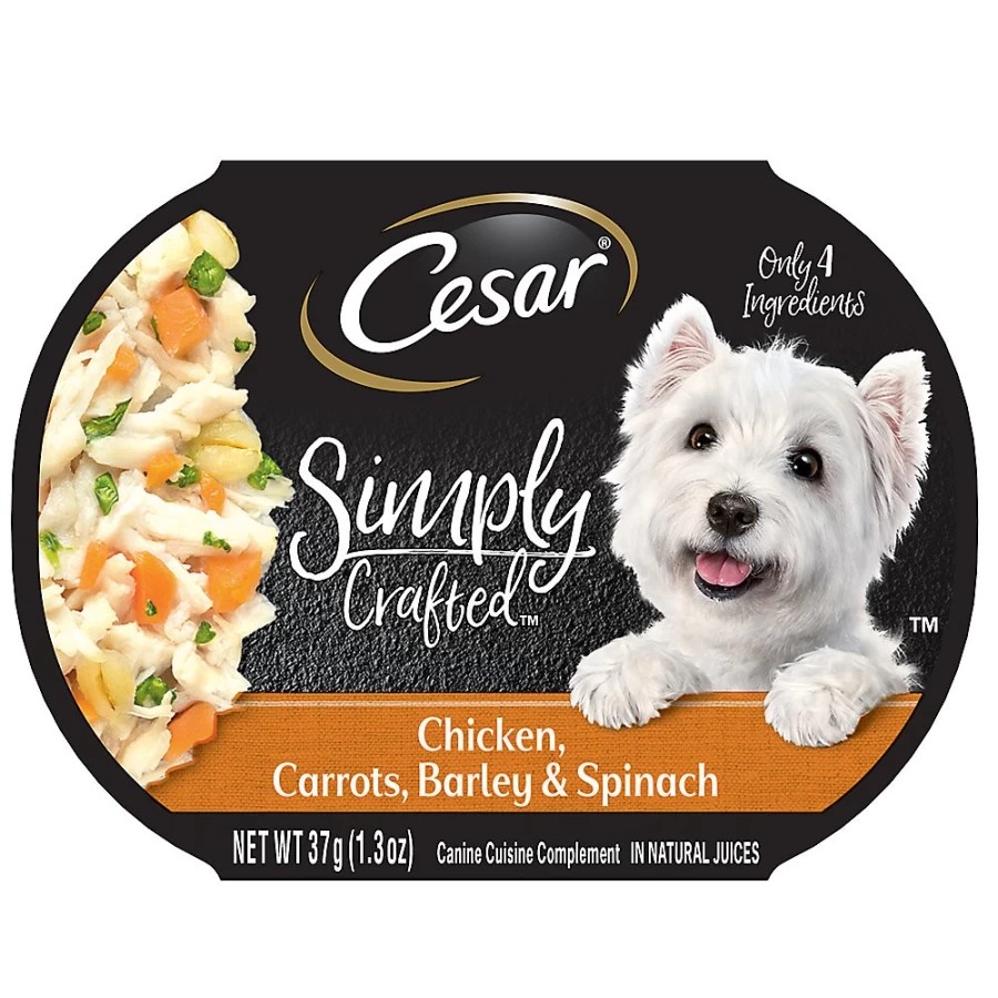"Cesar Simply Crafted Grain Free Wet Dog Food Meal Topper for Adult Dogs - 1.30 Oz. by PetSmart"