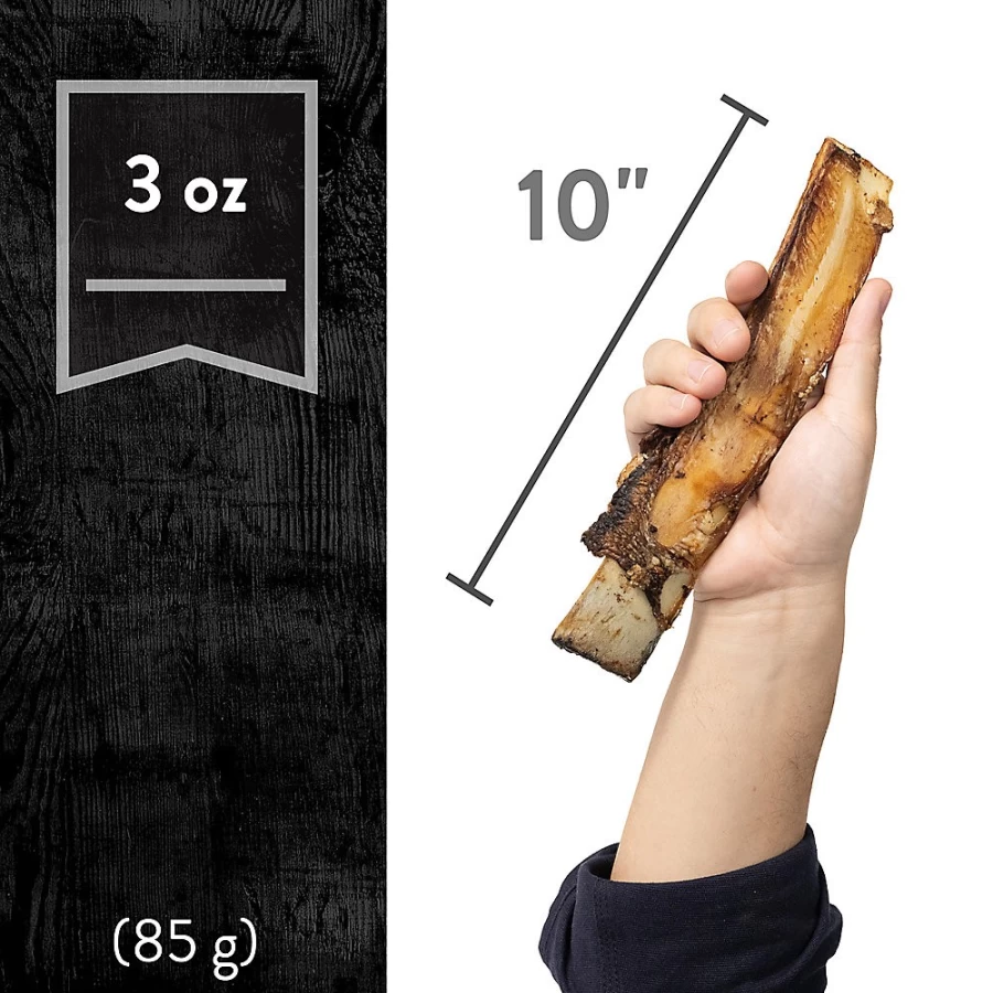 PetSmart Dentley's Nature's Chews Natural Beef Rib Bone Dog Treat - 1 Count, Long-Lasting Chew for Medium to Large Dogs