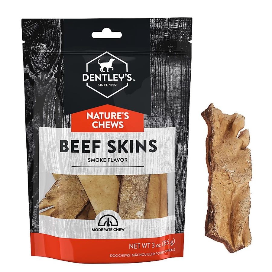 PetSmart Dentley's Nature's Chews Natural Beef Jerky Dog Treats for Healthy Skin & Coat
