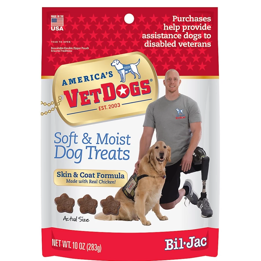PetSmart Bil-Jac VetDogs Skin & Coat Support Dog Treats for Healthy Skin and Shiny Coat
