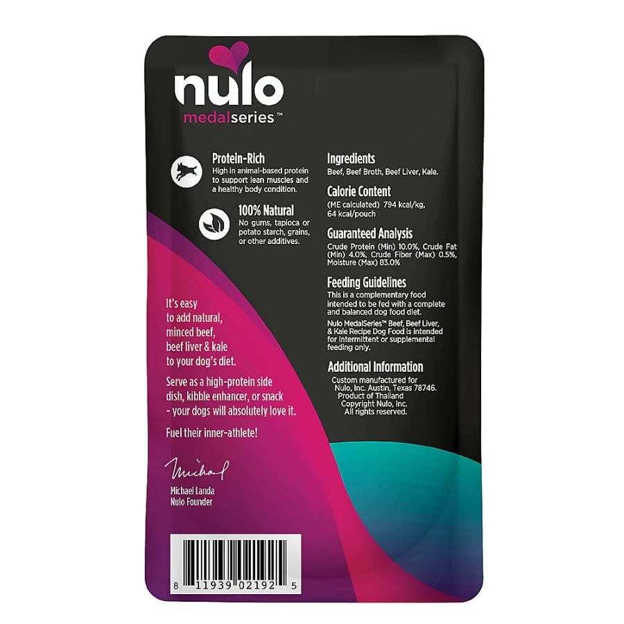 "Nulo MedalSeries Limited Ingredient Wet Dog Food Topper for All Life Stages - 2.8 Oz | PetSmart"