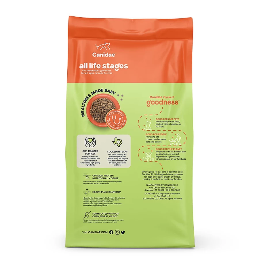 "PetSmart Canidae All Life Stages Multi-Protein Dry Dog Food for Adult & Puppy"