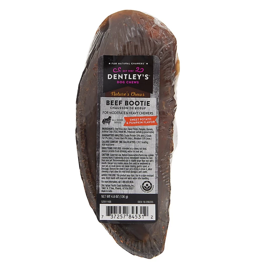 PetSmart Dentley's Beef & Sweet Potato Pumpkin Dog Chew Treats, 4.8 Oz, Natural Dog Dental Chews