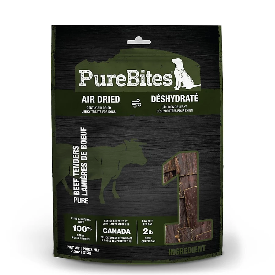 PetSmart PureBites Natural Beef Jerky Dog Treats – High-Protein, Grain-Free Training Snacks for Dogs